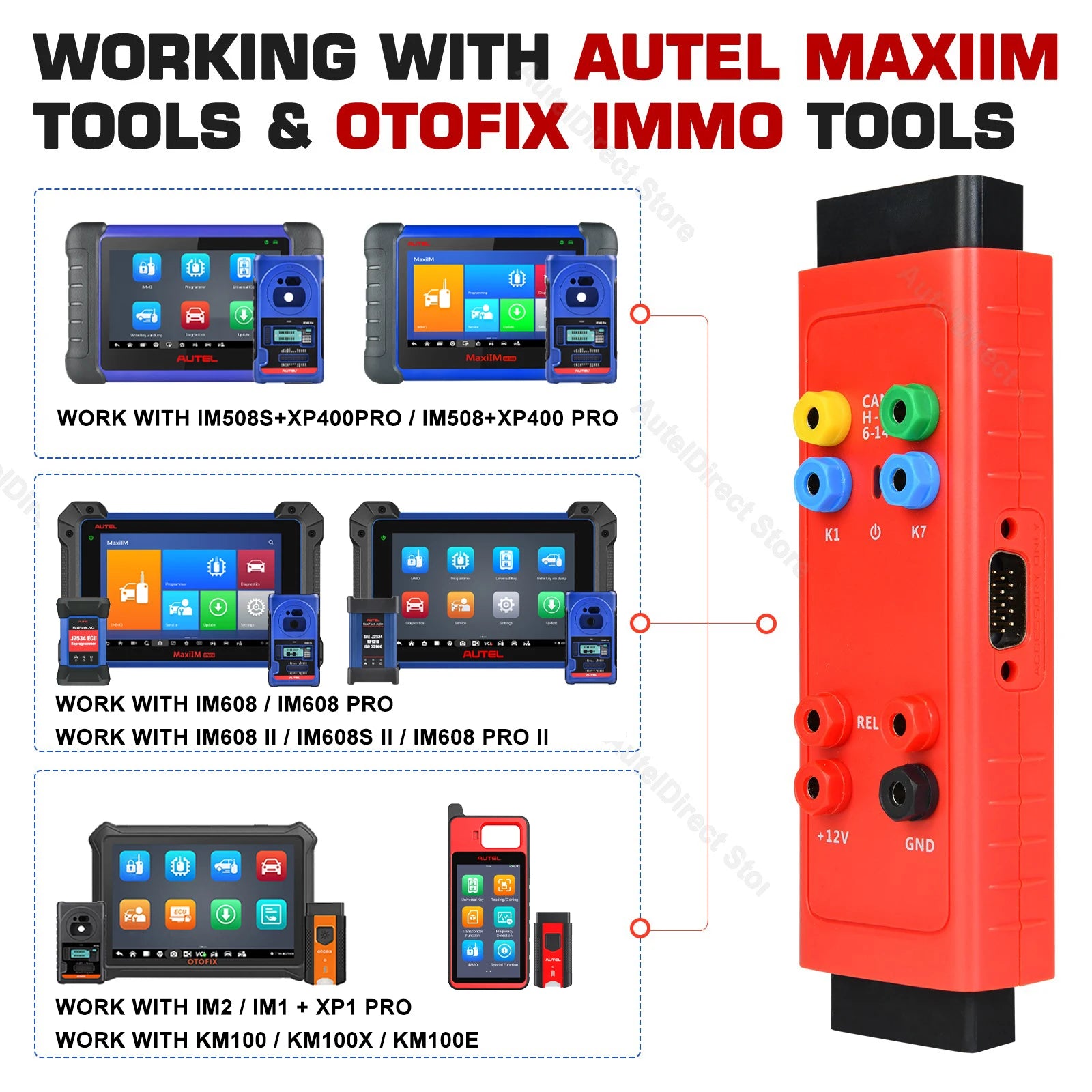 GBOX3 Key Programming Tool G-BOX for Mercedes-Benz BMW Toyota 4A All Key Lost Work Key Programmer with KM100/ IM508/ IM608