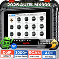Maxicheck MX900 Car Diagnostic Tool CAN FD Doip 8 Inch Bidirectional OBD2 Scanner OE All Systems Diagnosis PK MK900 MX808S