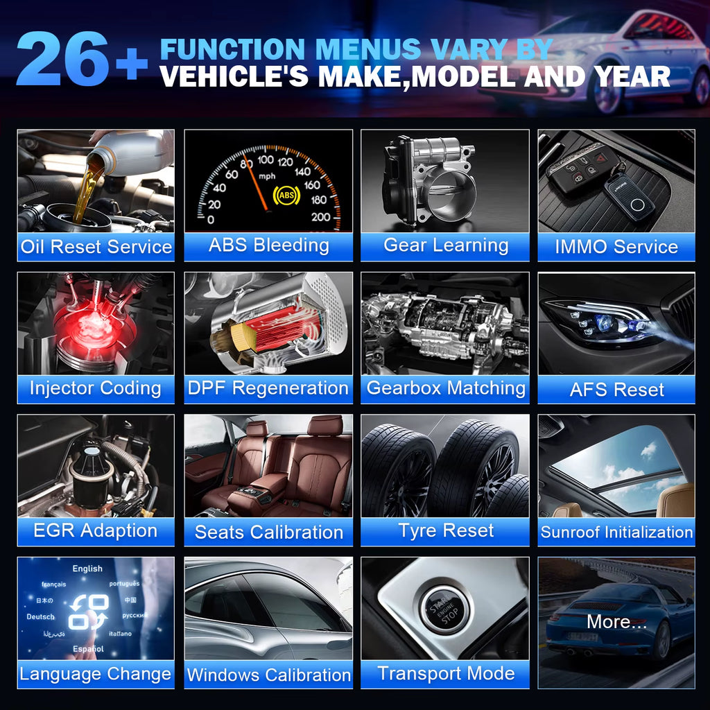 K6 PRO Comprehensive Automotive OBD2 Scanner with Integrated Printer and Two Years Complimentary Service