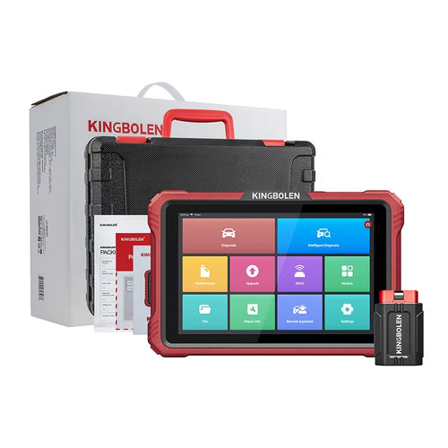 KINGBOLEN K10 PRO 10-Inch Tablet Diagnostic Tool for All Systems - ECU Coding, Active Testing, 34 Reset Functions, 2 Years Free Updates, Available in US and EU Warehouses