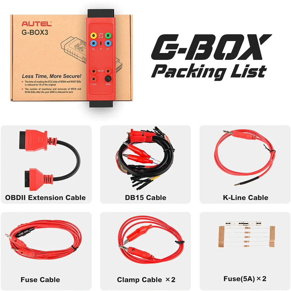 GBOX3 Key Programming Tool G-BOX for Mercedes-Benz BMW Toyota 4A All Key Lost Work Key Programmer with KM100/ IM508/ IM608